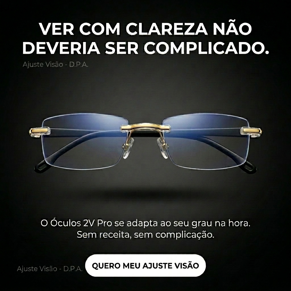 Óculos 2V Pro com lente autoajustável